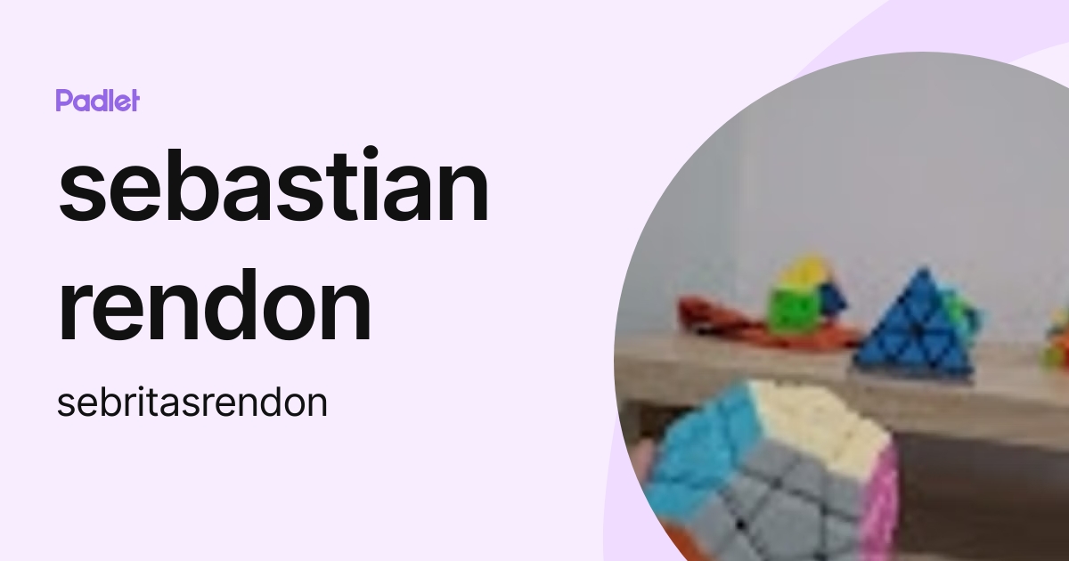 sebastian rendon (sebritasrendon) profile | Padlet