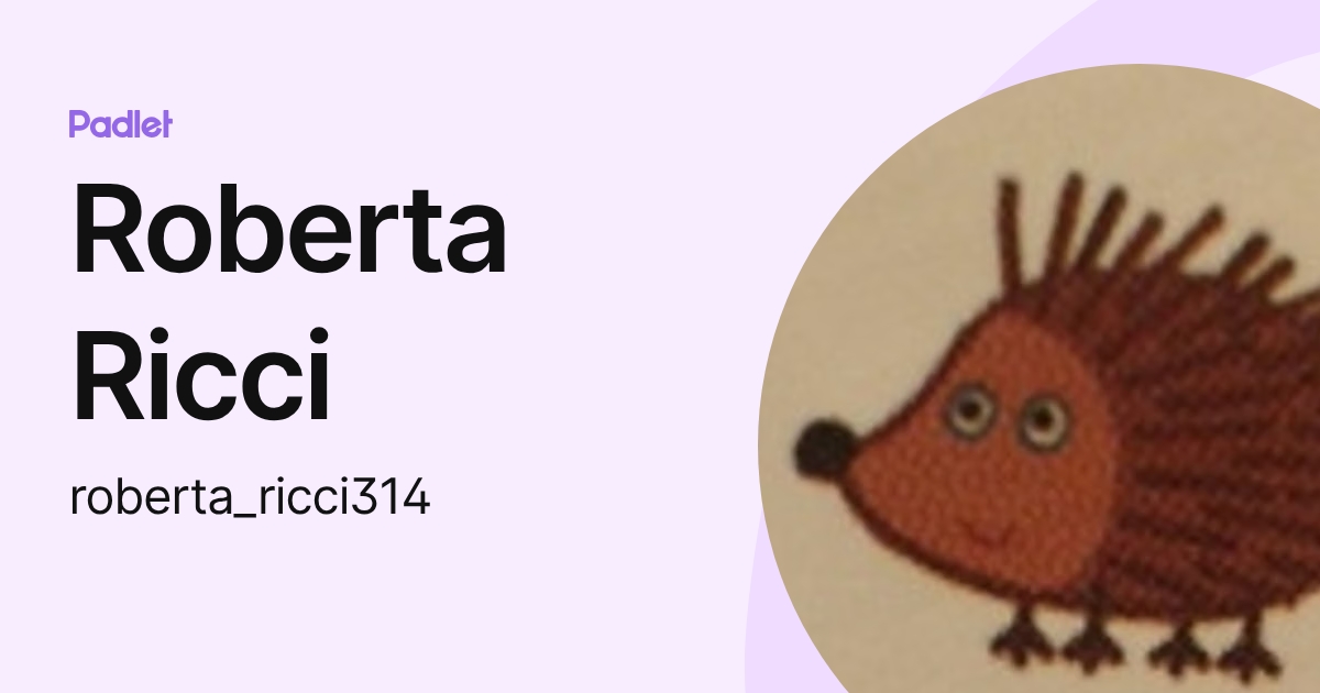 Roberta Ricci (roberta_ricci314) profile | Padlet
