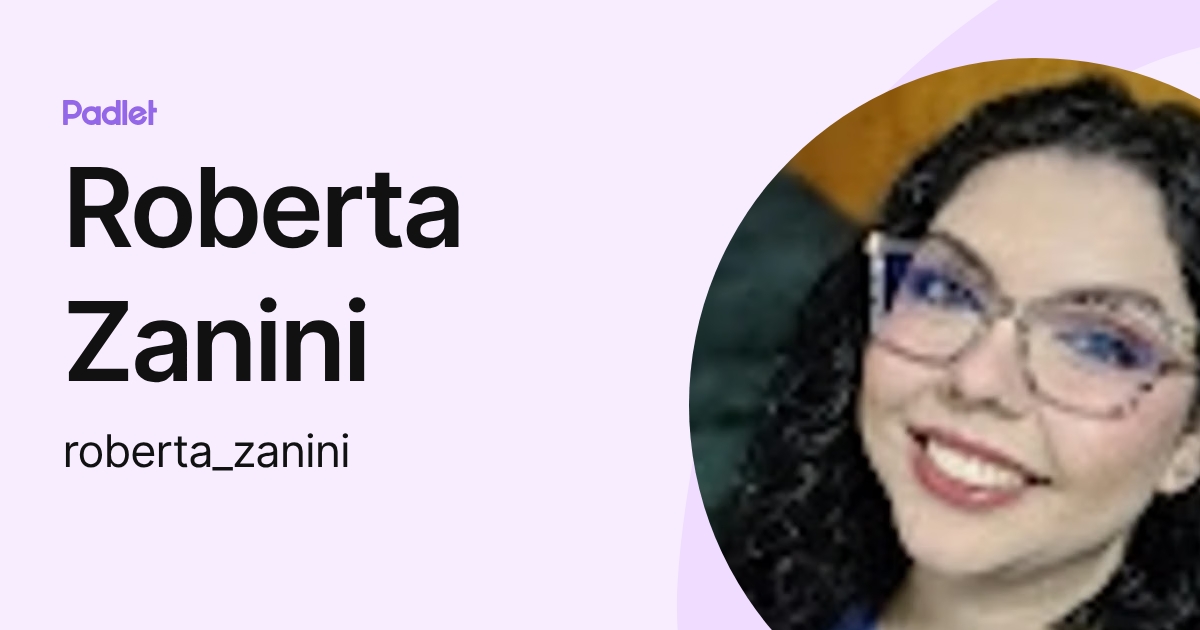 Roberta Zanini (roberta_zanini) profile | Padlet