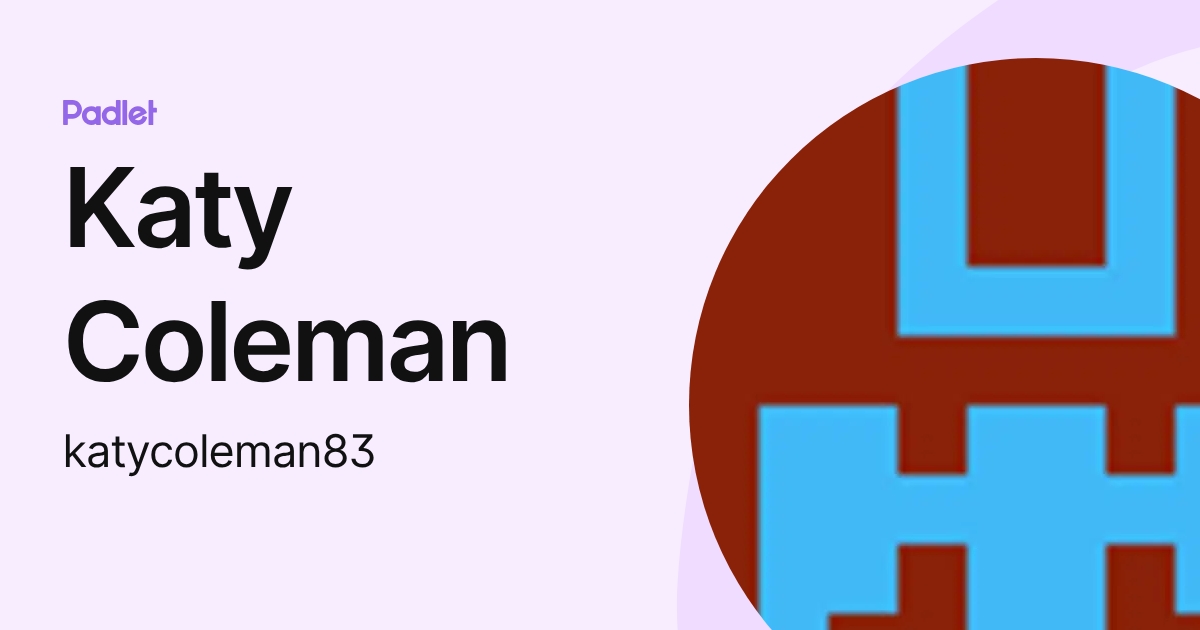 Katy Coleman (katycoleman83) profile | Padlet