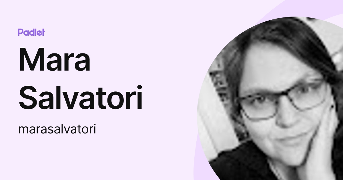 Mara Salvatori (marasalvatori) profile | Padlet