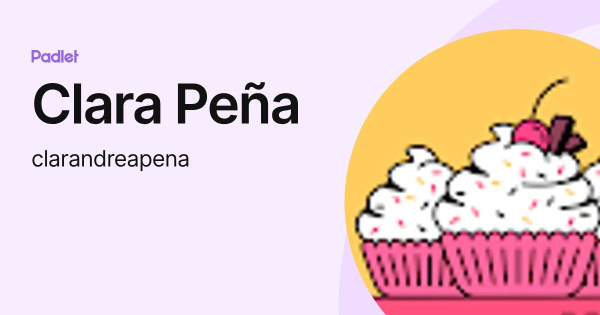 Clara Peña (clarandreapena) profile | Padlet