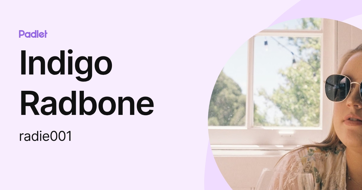 Radbone Indigo Radbone (radie001) profile | Padlet