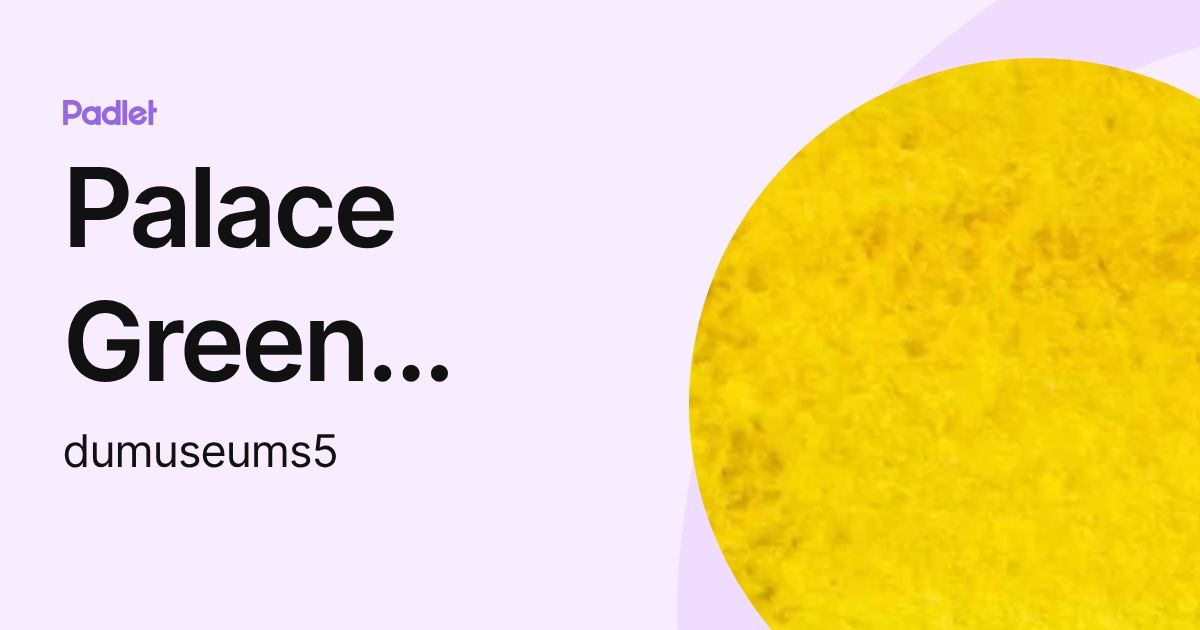 Palace Green Library (PalaceGreenLibrary) profile | Padlet