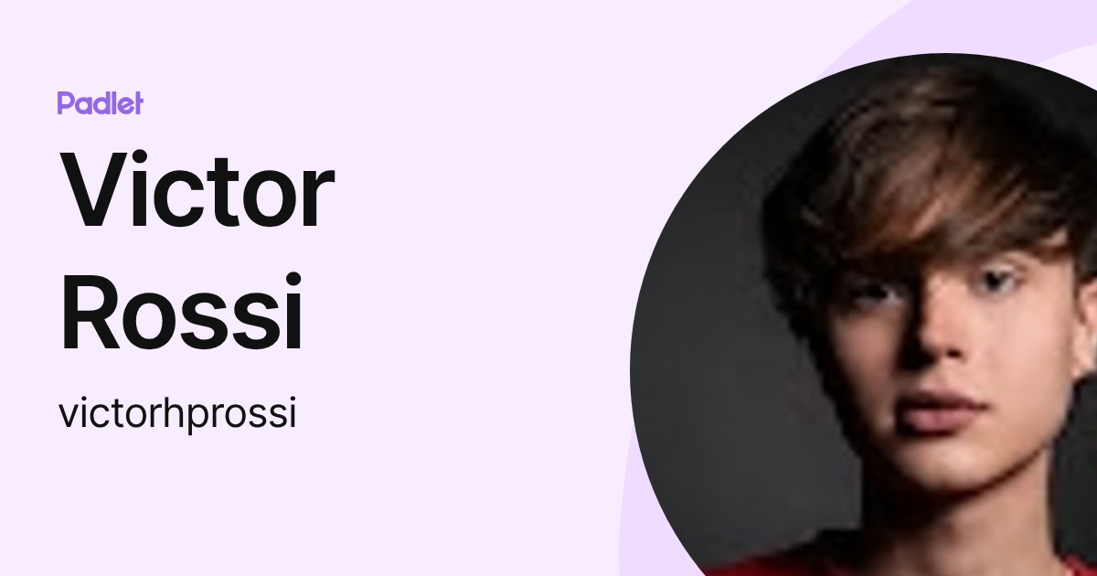 Victor Rossi (victorhprossi) profile | Padlet