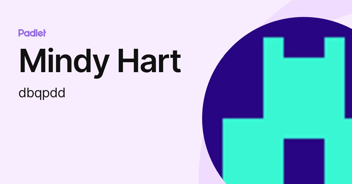 Mindy Hart (dbqpdd) profile | Padlet
