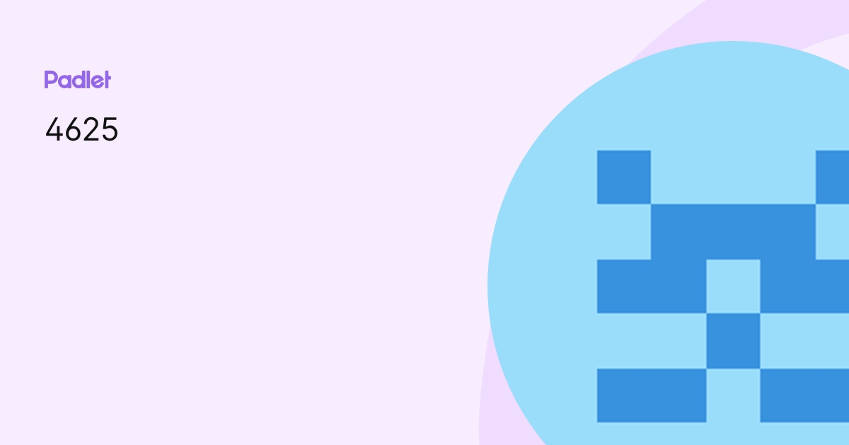 4625 profile | Padlet