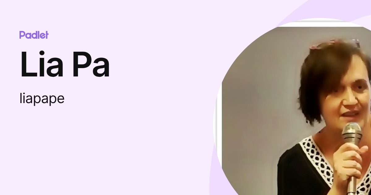 Lia Pa (liapape) profile | Padlet