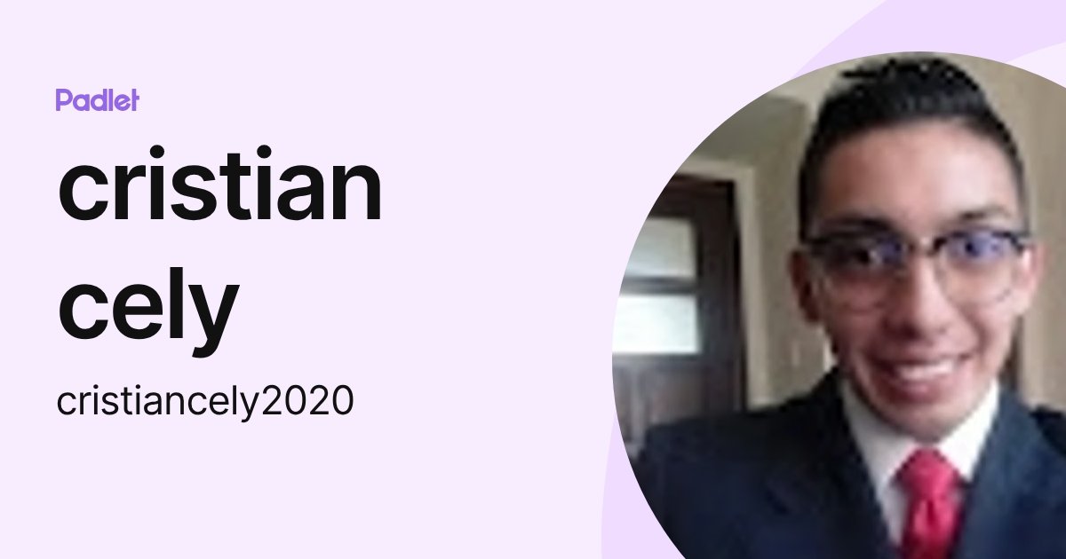 cristian cely (cristiancely2020) profile | Padlet