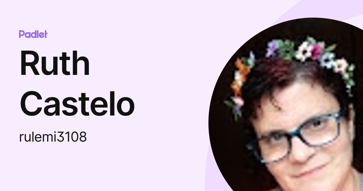 Usic Ruth Castelo Ruth Castelo (rulemi3108) profile | Padlet