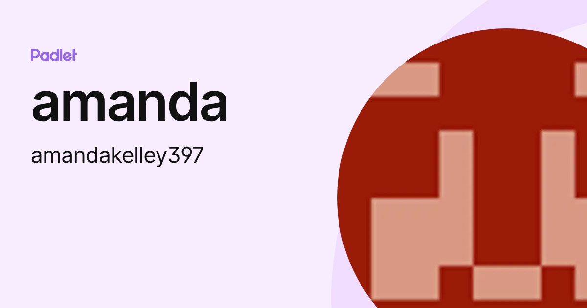 amanda (amandakelley397) profile | Padlet