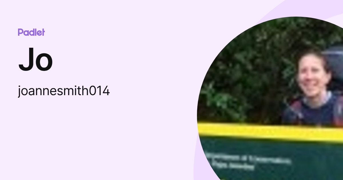 Jo (joannesmith014) profile | Padlet