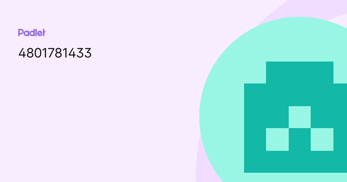 4801781433 profile | Padlet