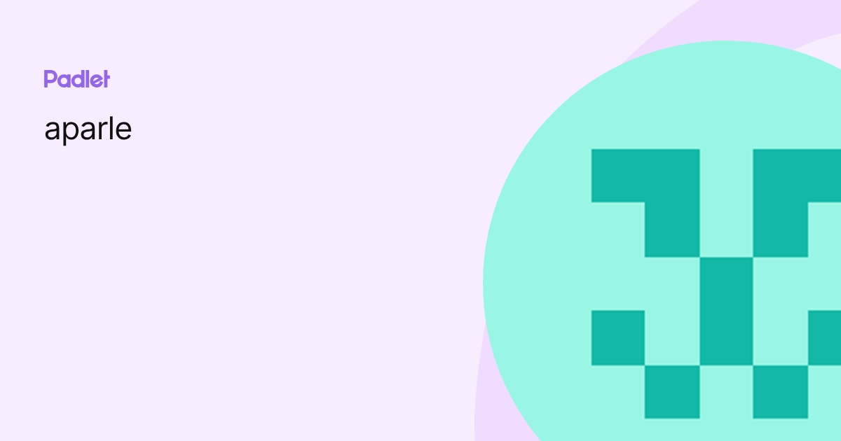 aparle profile | Padlet