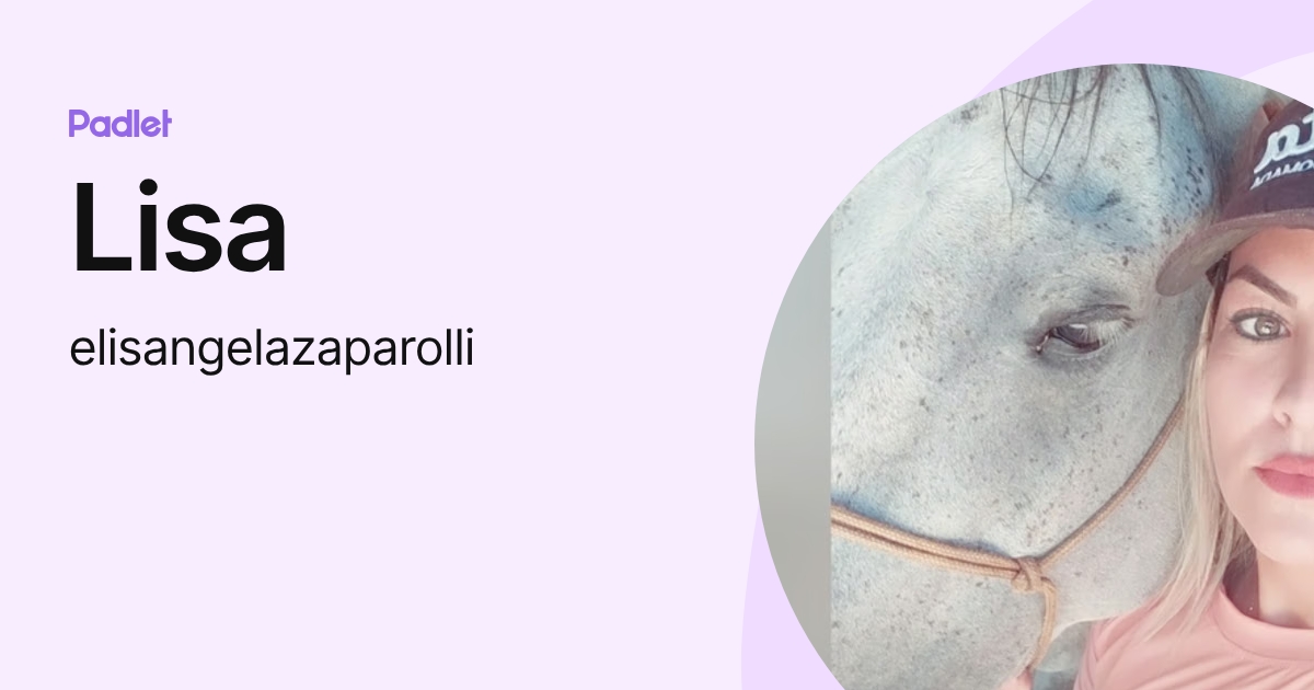 Lisa (elisangelazaparolli) profile | Padlet