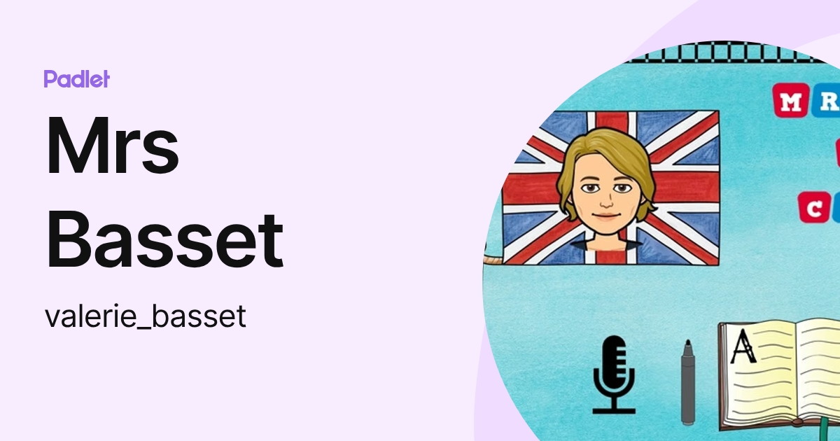 Mrs Basset (valerie_basset) profile | Padlet