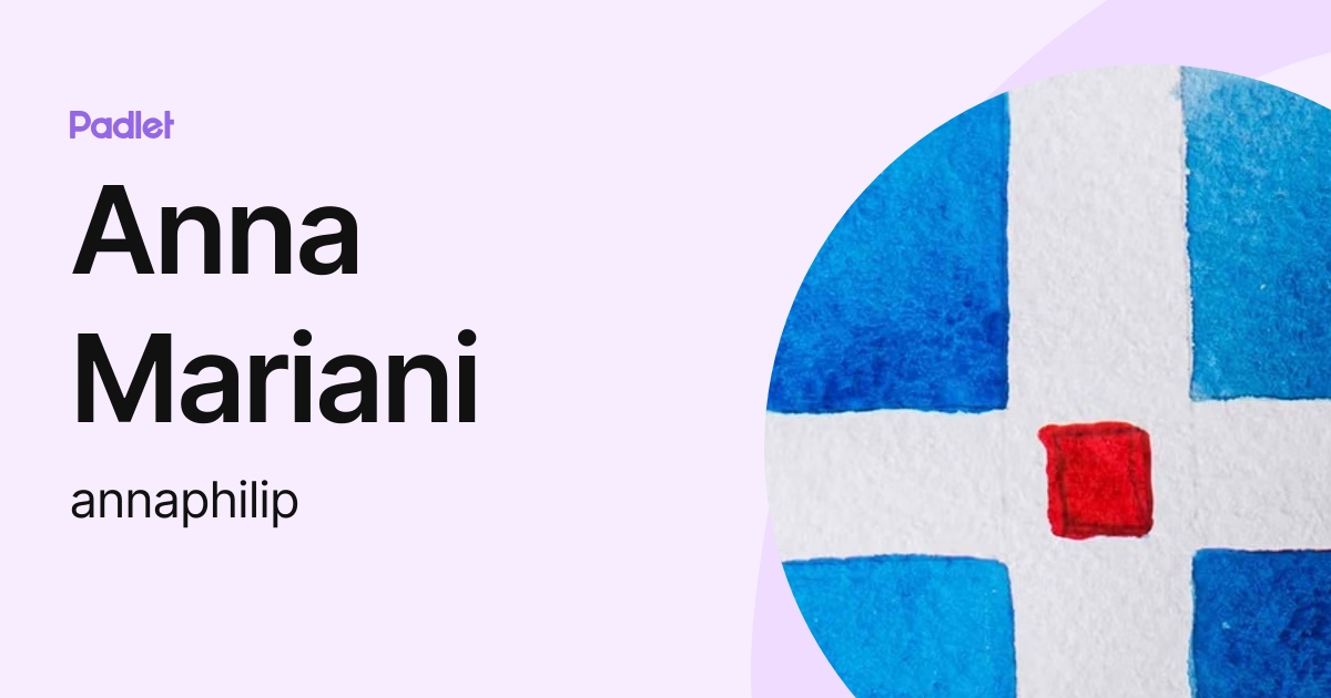 Anna Mariani Annaphilip Profile Padlet