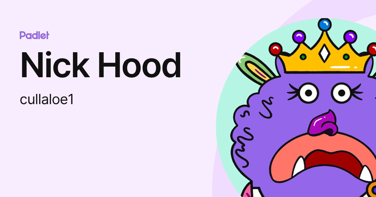 Nick Hood (cullaloe1) profile | Padlet