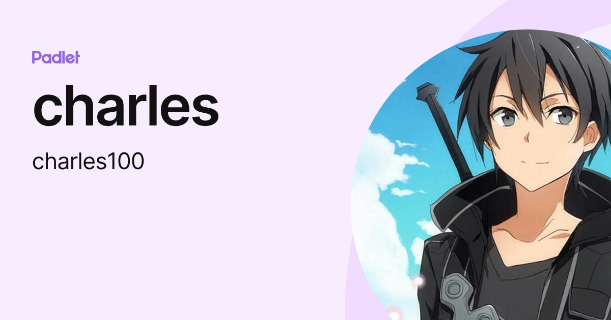 charles (charles100) profile | Padlet