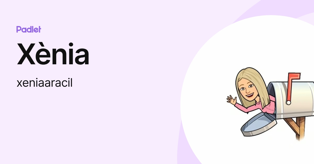 Xènia (xeniaaracil) profile | Padlet