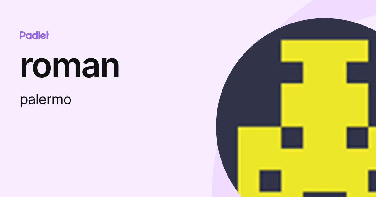 roman (palermo) profile | Padlet