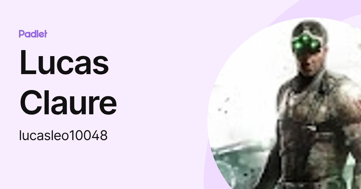 Lucas Claure (lucasleo10048) profile | Padlet