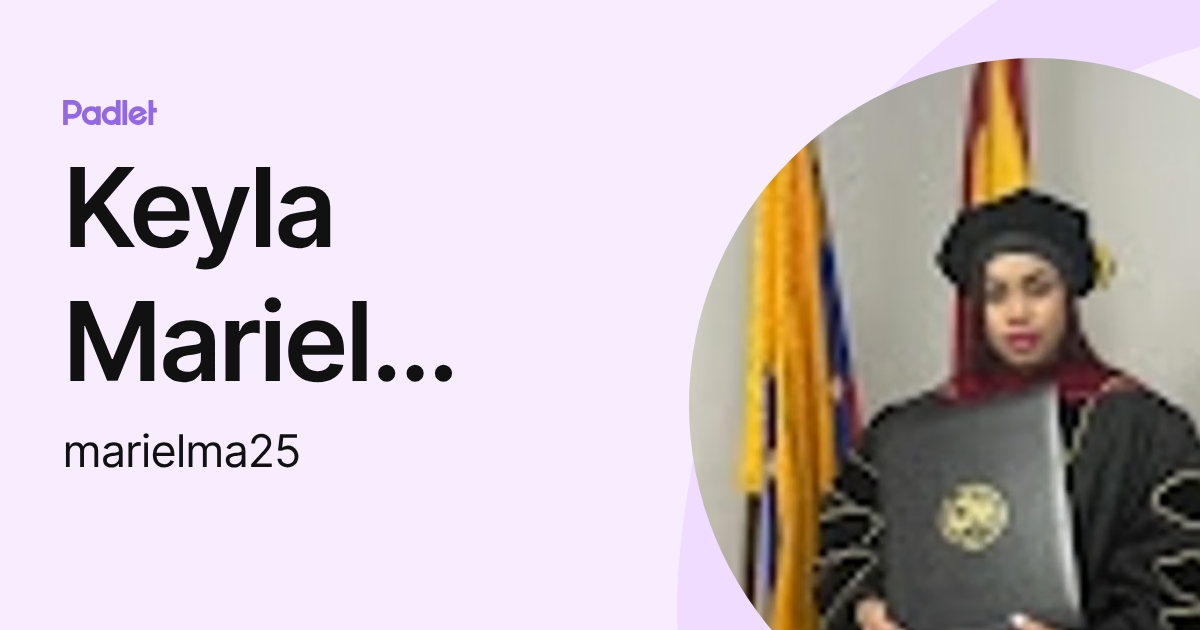 Keyla Mariel Martínez Álvarez (marielma25) profile | Padlet