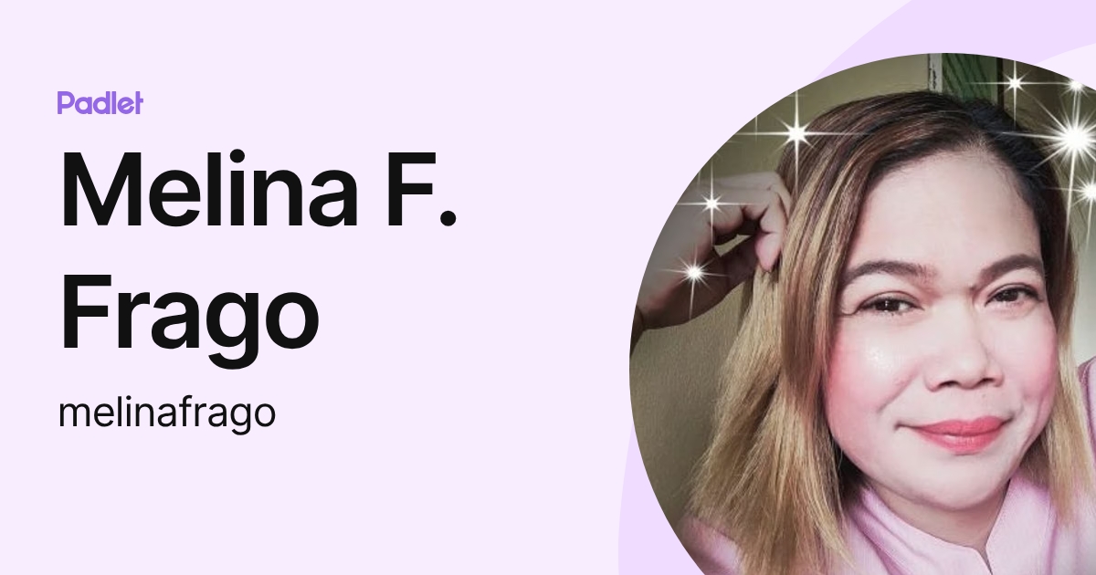 Melina F. Frago (melinafrago) profile | Padlet