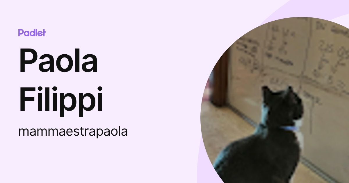 Paola Filippi (mammaestrapaola) profile | Padlet