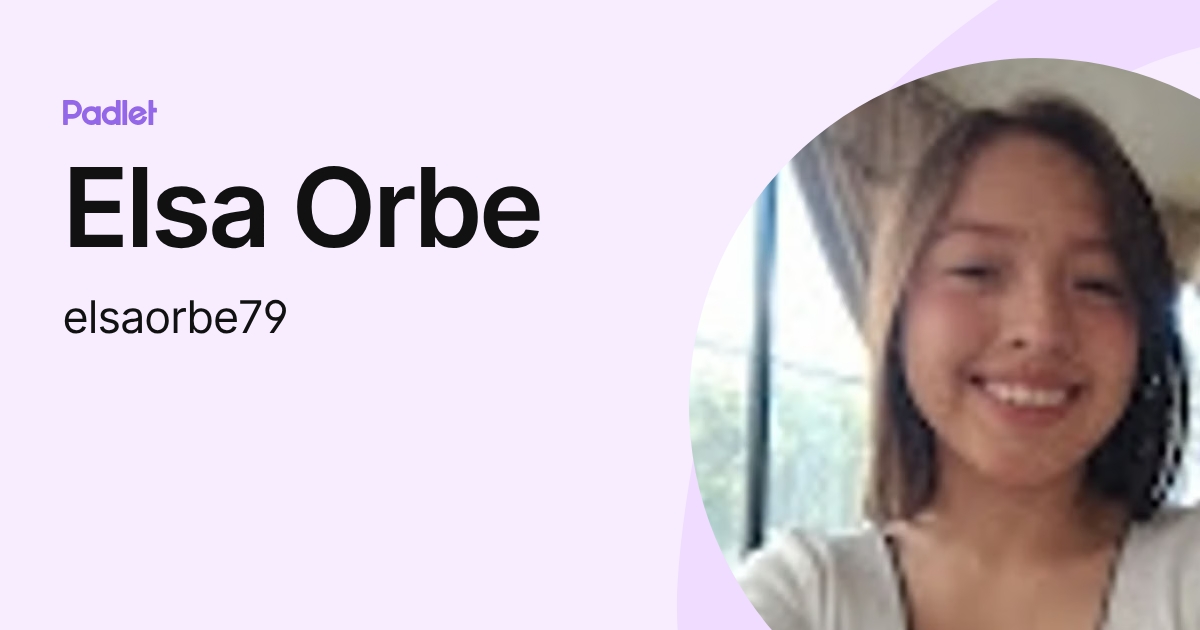Elsa Orbe (elsaorbe79) profile | Padlet