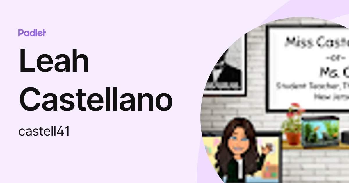 Leah Castellano (castell41) profile | Padlet