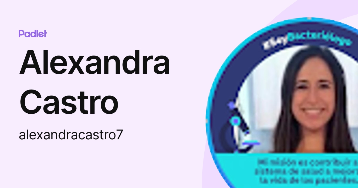 Alexandra Graph Alexandra Castro (alexandracastro7) profile | Padlet
