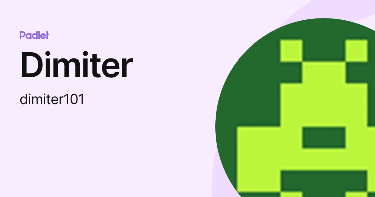Dimiter (dimiter101) profile | Padlet