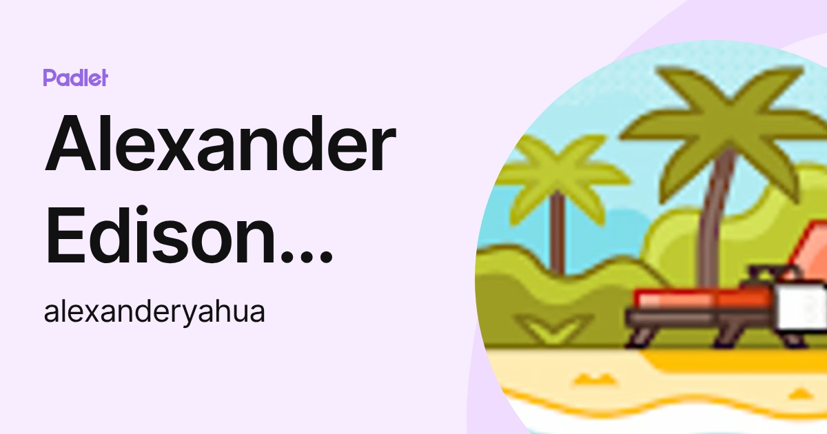 Alexander Edison Yahua Pacori (alexanderyahua) profile | Padlet