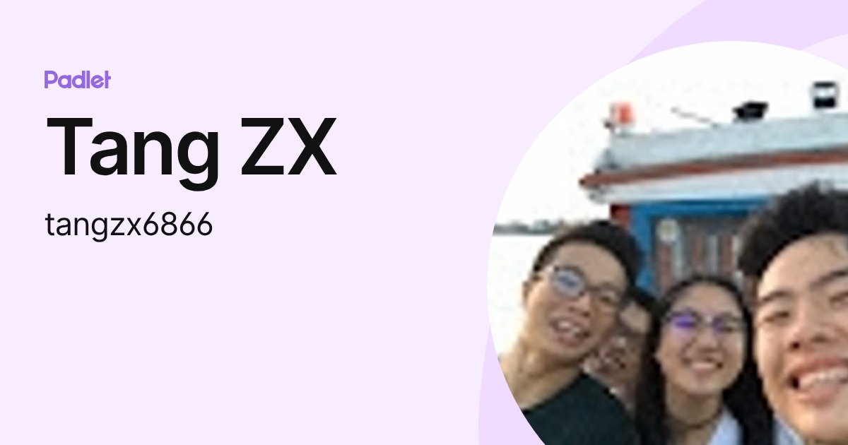 Tang ZX (tangzx6866) profile | Padlet