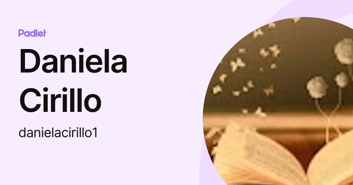 Daniela Cirillo Danielacirillo1 Profile Padlet