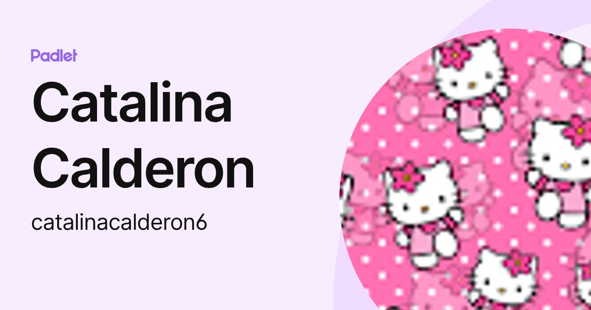 Catalina Calderon (catalinacalderon6) profile | Padlet