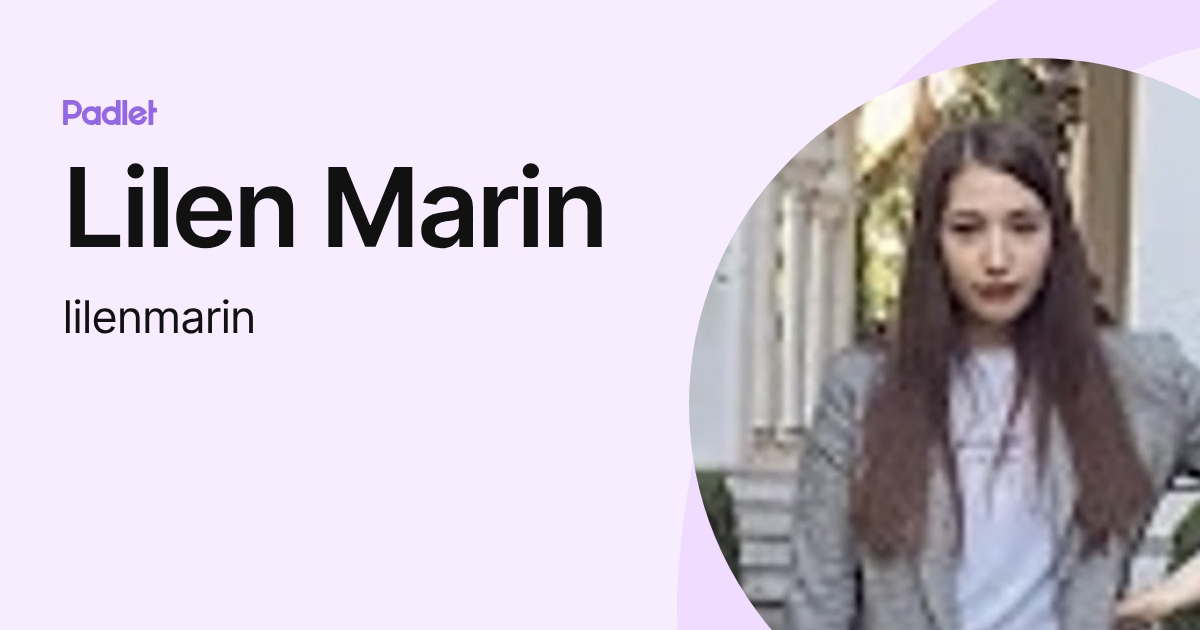 Lilen Marin (lilenmarin) profile | Padlet