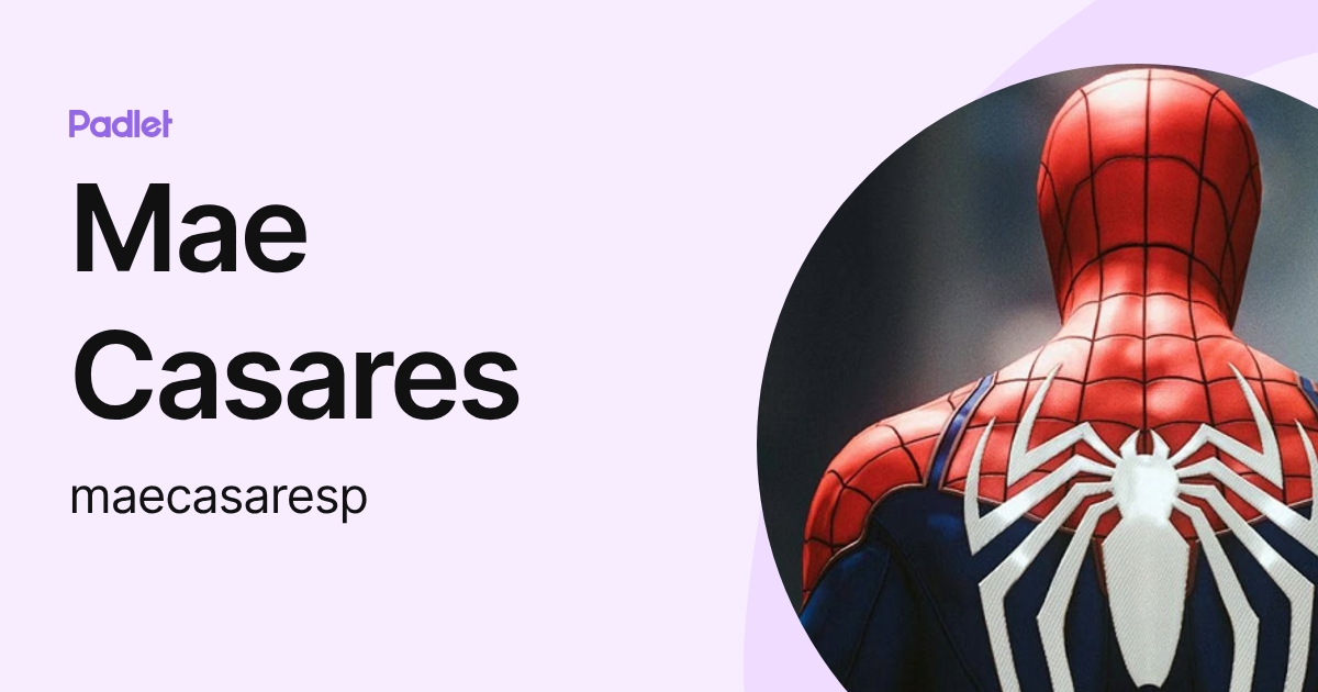 Mae Casares (maecasaresp) profile | Padlet