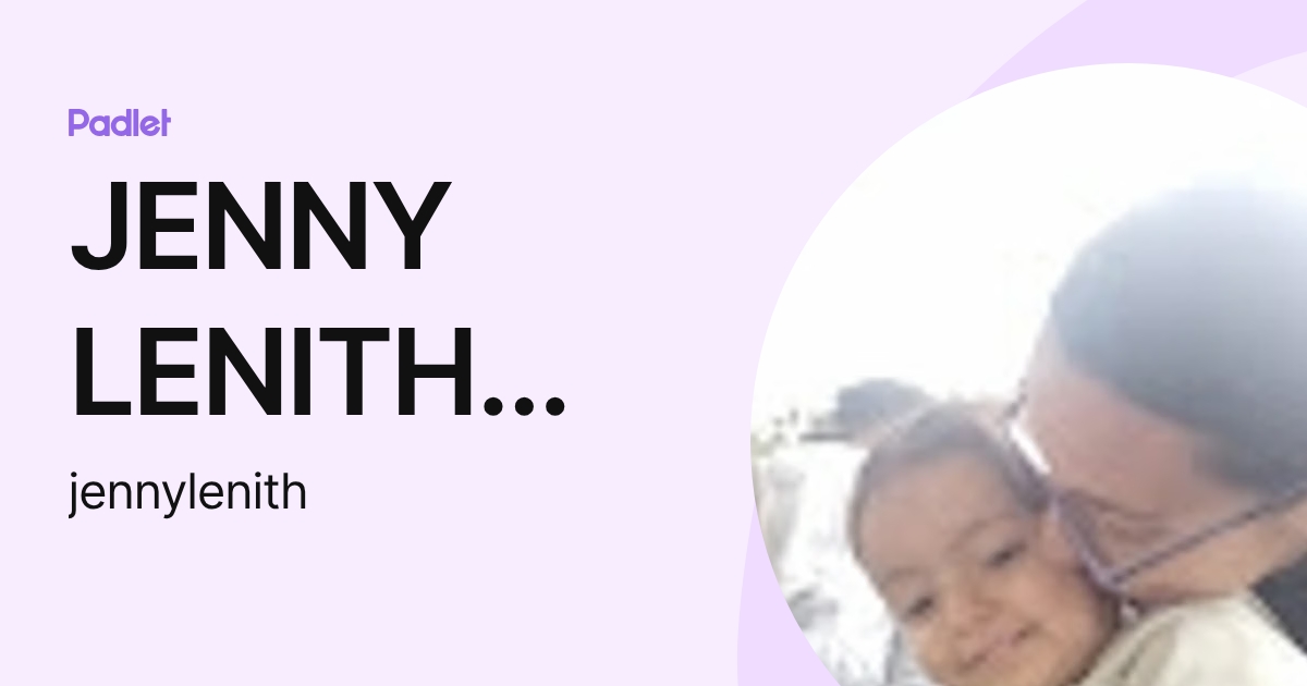 JENNY LENITH RAMIREZ AGUIRRE (jennylenith) profile | Padlet