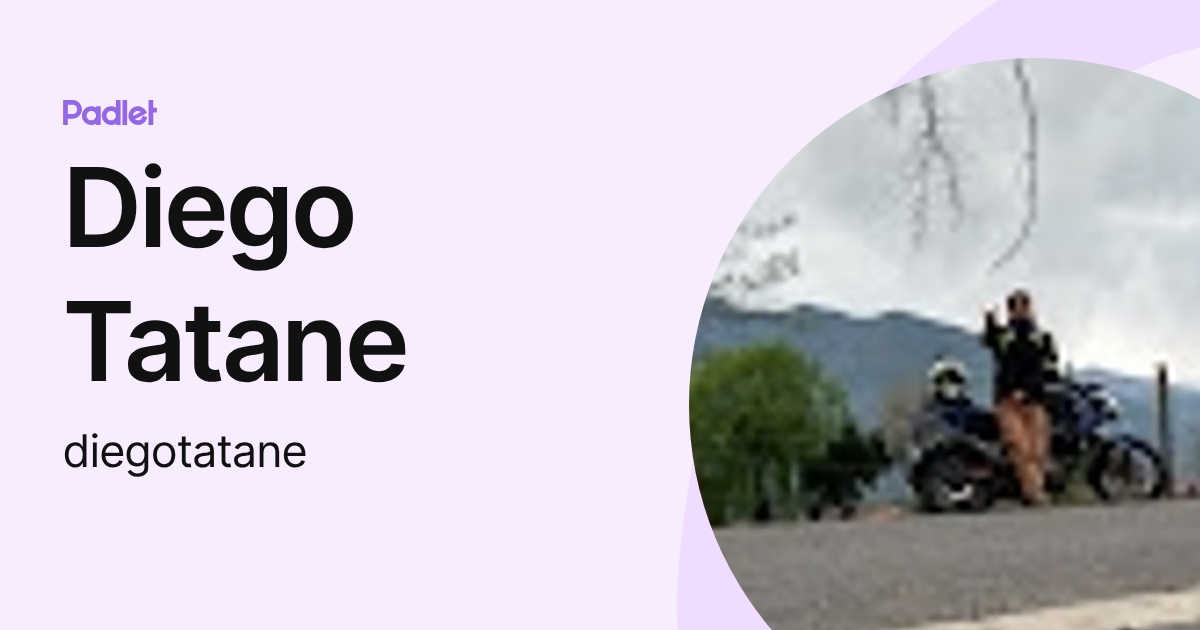 Diego Tatane (diegotatane) profile | Padlet