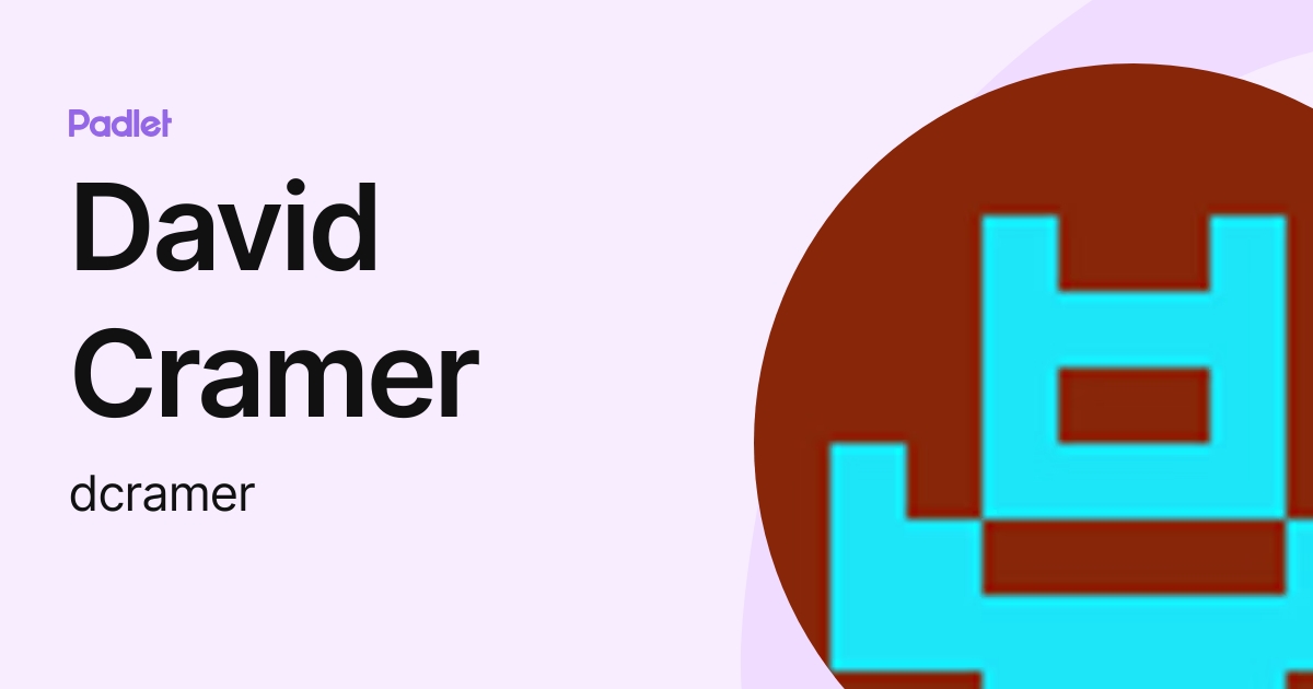 David Cramer (dcramer) profile Padlet