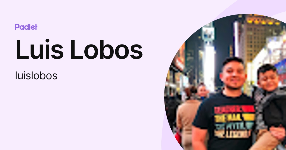 Luis Lobos (luislobos) profile | Padlet