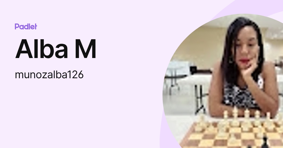 Alba M (munozalba126) profile | Padlet