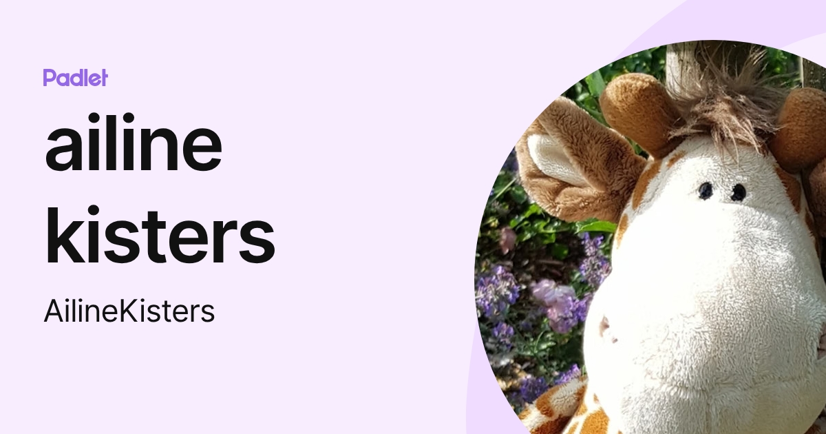 ailine kisters (AilineKisters) profile | Padlet