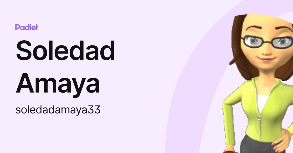 Soledad Amaya (soledadamaya33) profile | Padlet