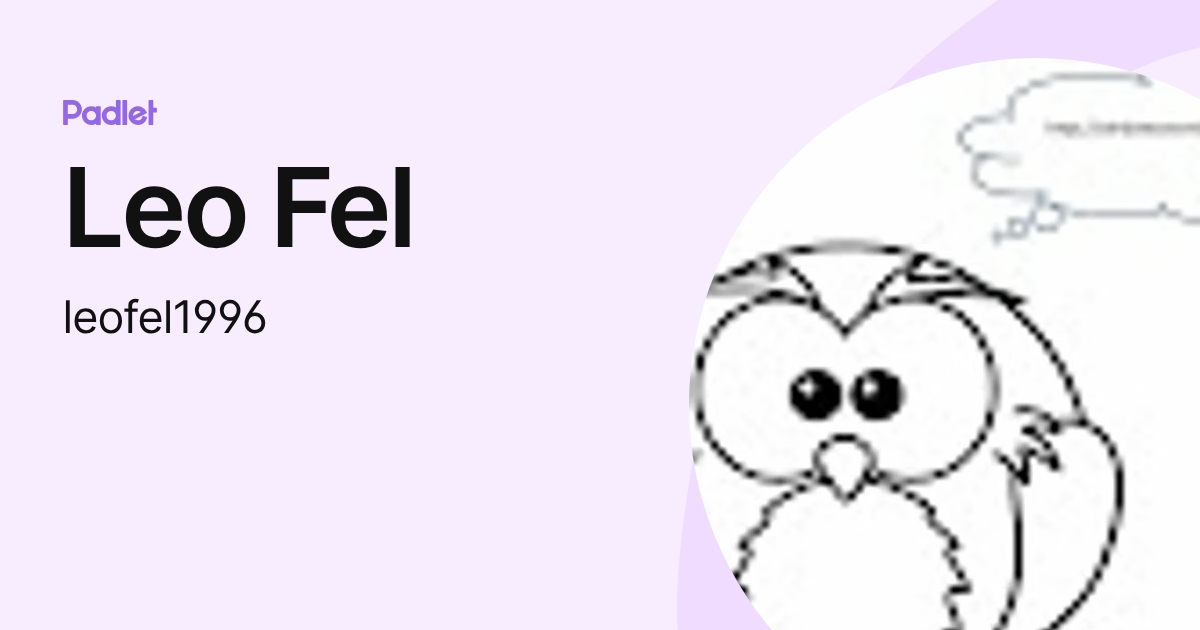 Leo Fel (leofel1996) profile | Padlet