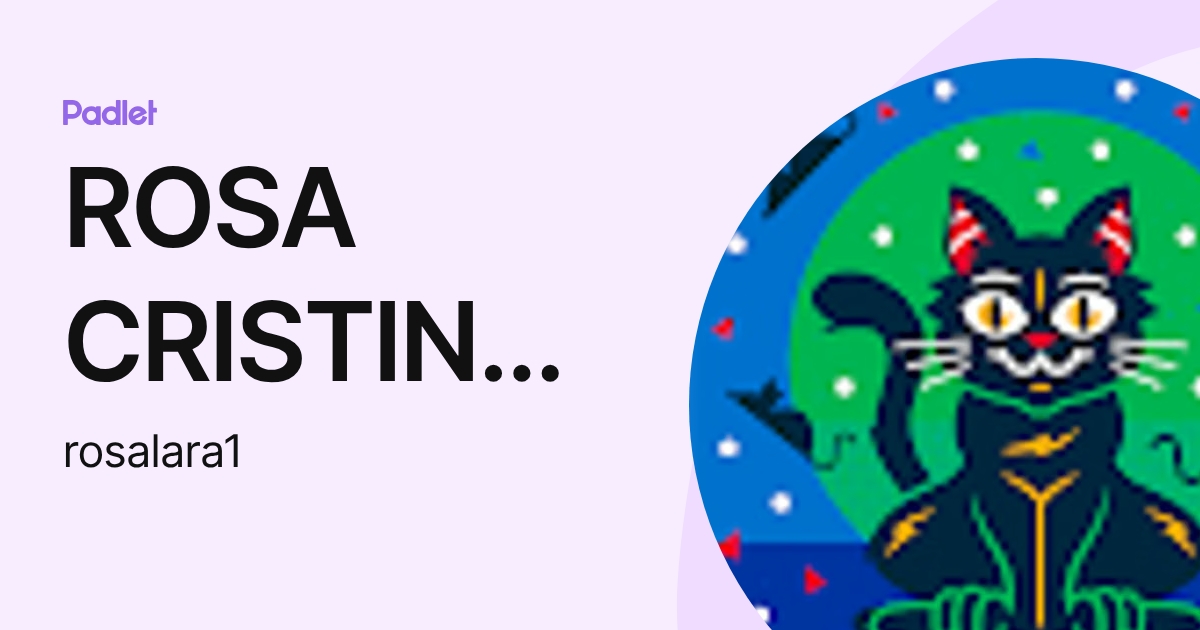 ROSA CRISTINA TOMAZI DE LARA (rosalara1) profile | Padlet