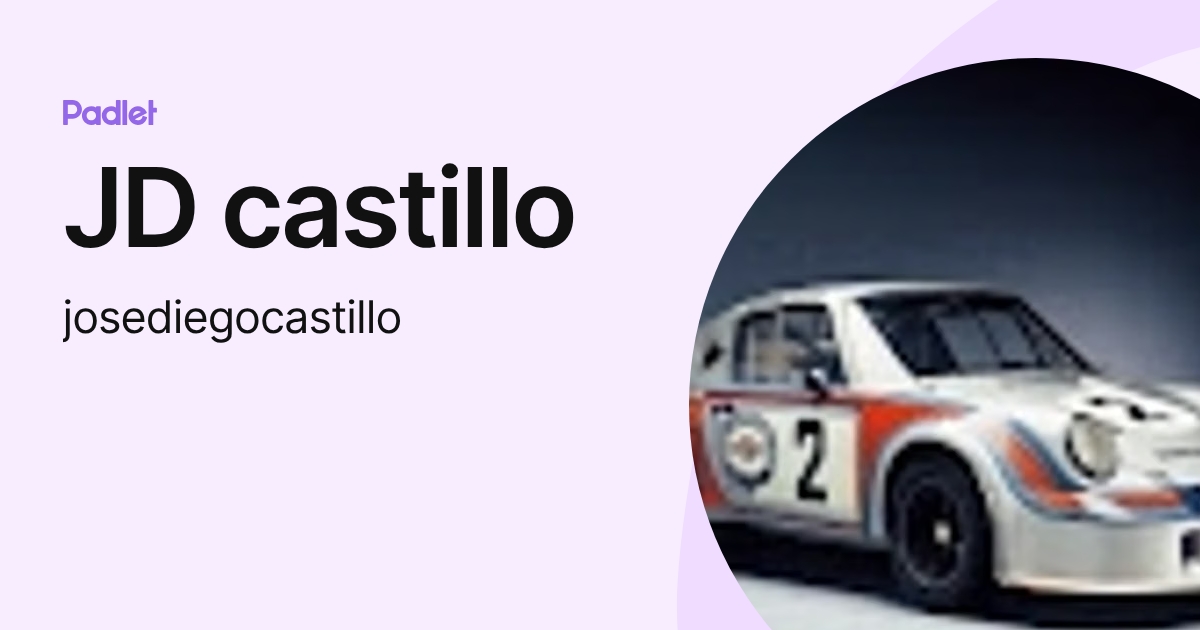 JD castillo (josediegocastillo) profile | Padlet