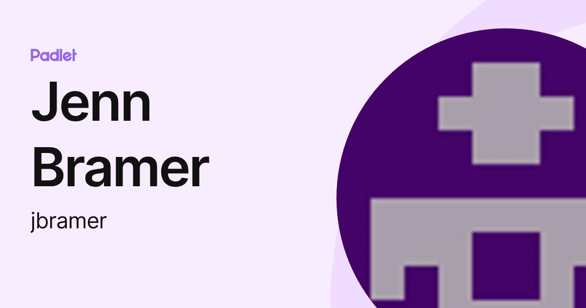 Jared Bramer Jenn Bramer (jbramer) profile | Padlet